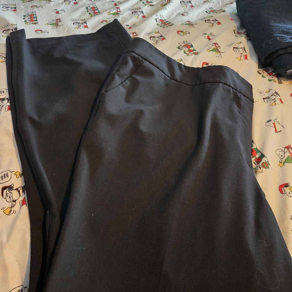 Sejour Woman's Classic Black Dress Pants Size 18